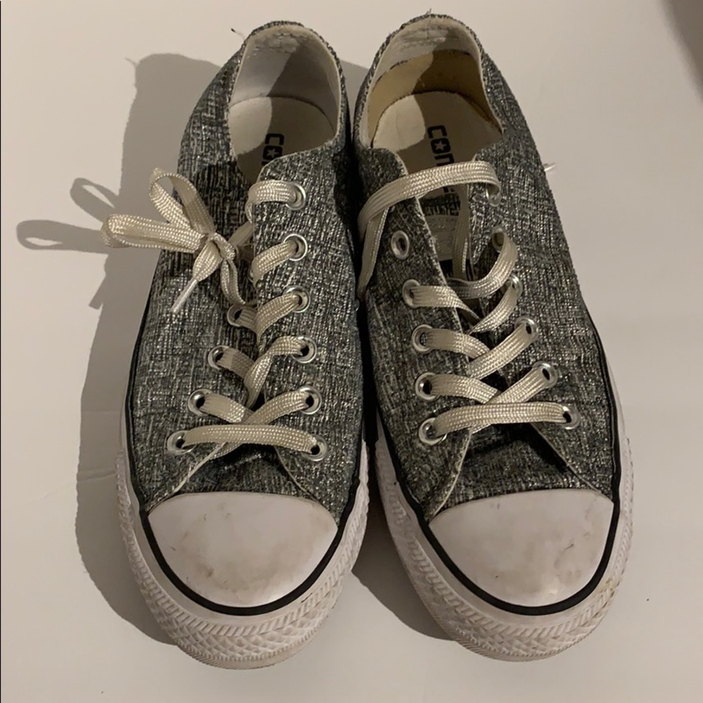 Converse chuck Gray and White size 7